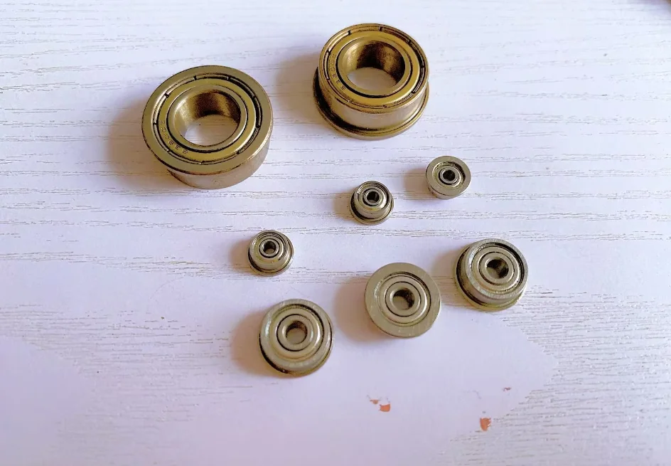 10pcs F681XZZ F682ZZ F683ZZ F684ZZ F685ZZ F686ZZ F686ZZ F687ZZ F688ZZ Miniature Flange Bearing Thin Wall Metal Flanged Bearings