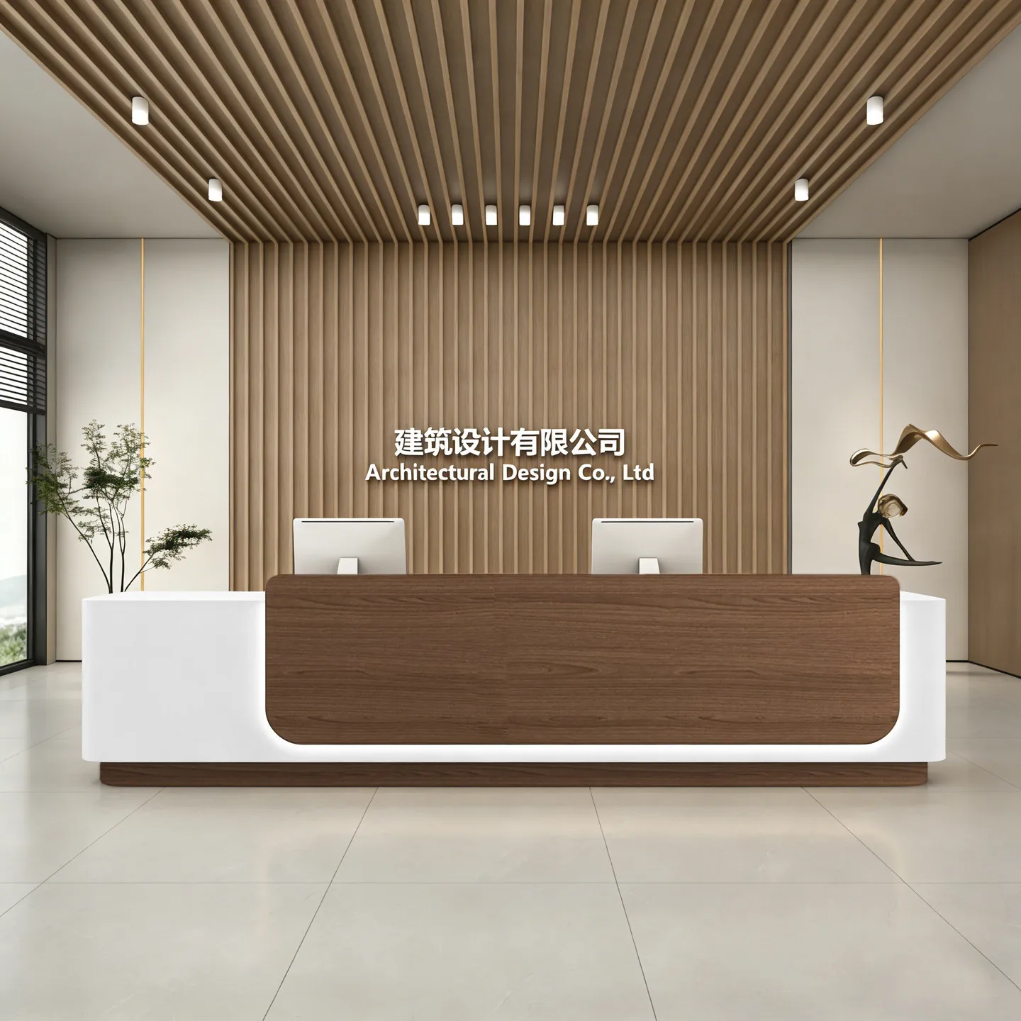 Hotel paint front desk reception desk lobby service consultation bar cashier service desk