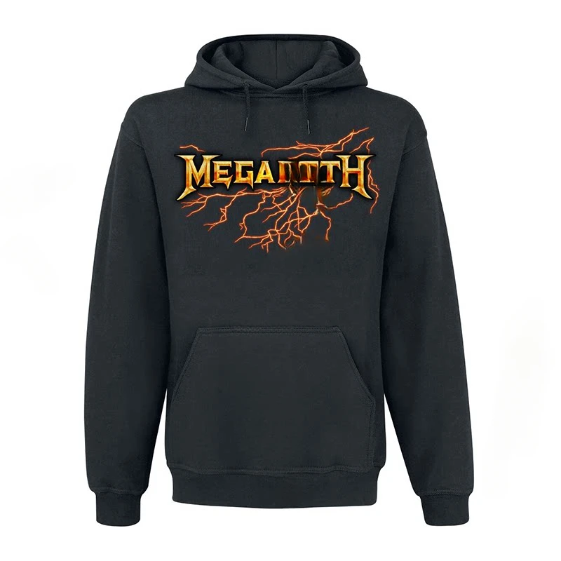 Sudadera con Capucha Holgada de Estilo Casual Heavy Metal Megadeth Whip para Hombre y Mujer, Nueva Colección 2026
