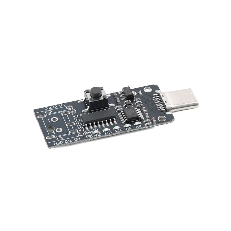 100W 5A USB Type-C Male PD/QC Decoy Trigger Board 5V 9V 12V 20V Output PD 2.0 3.0 Trigger Adapter Cable Connection Polling Detec