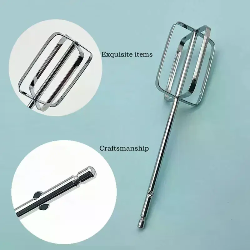 1/2Pcs Stainless Steel Hand Mixer Beaters Attachments Easy Clean Mixing Whisk For Baking Cake Kitchen Appliances Hot Sale - Image 4