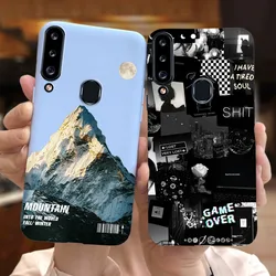 For Samsung Galaxy A20s SM-A207F Phone Case Soft TPU Silicone Bumper For Samsung A20e A20 s 20s Matte Candy Back Cover Housing