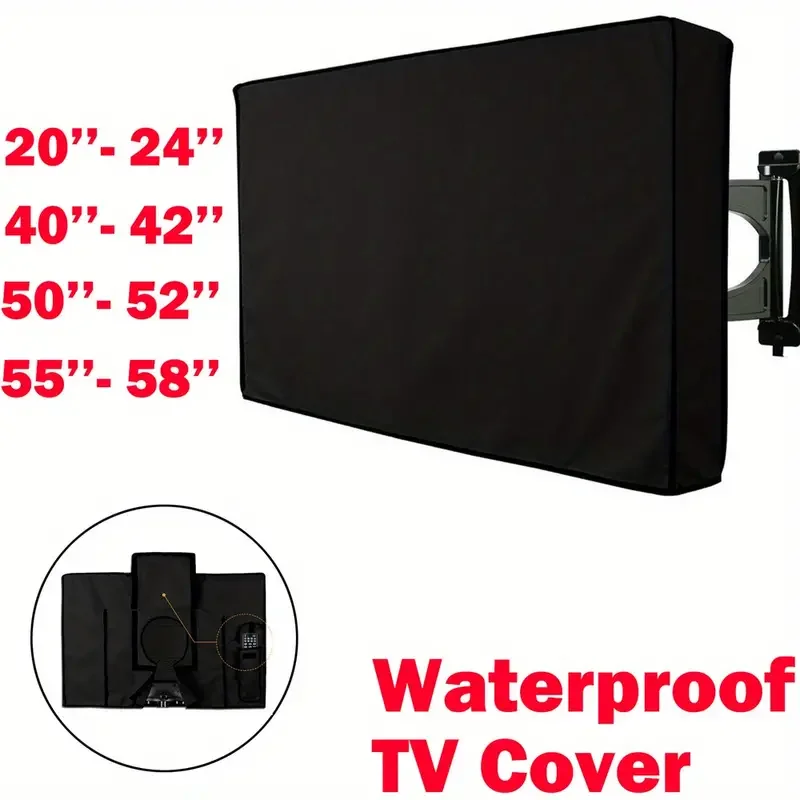 Outdoor TV Cover Outdoor TV Housing Four Seasons Universal TV Waterproof Protective Cover LED LCD TV Cover Outdoor