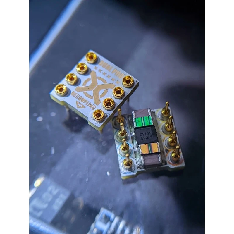 HIFI Dual Operational Amplifier Upgrade Base Decoupling Operational Amplifier Base Wealthy Gold