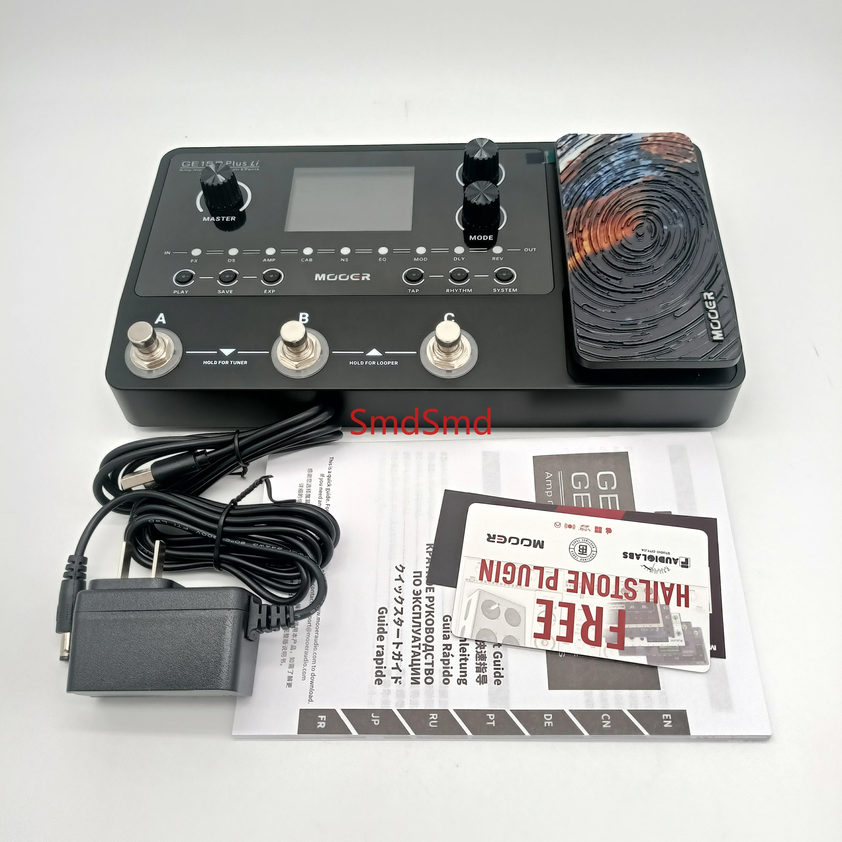 GE150 Plus/GE150 Plus Li Compact Guitar Pedal Multi Effects Processor Preamp Cab Sim Reverb Dealy Spill Over Funtion