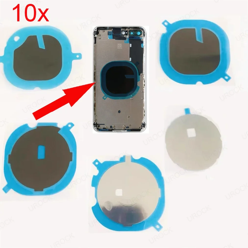 

10 шт. наклеек для беспроводной зарядки с теплоотводом для iPhone 8 SE2 X XS Max XR 11 15 Pro Max 14 13 12 Mini, лента для ремонта ЖК-экрана
