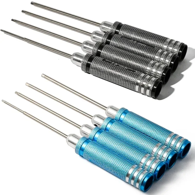 

4Pcs Top Quality Titanium Nitride TiNi Hex Driver Wrench Screwdriver 1.5mm/2mm/2.5mm/3.0mm for RC Cars