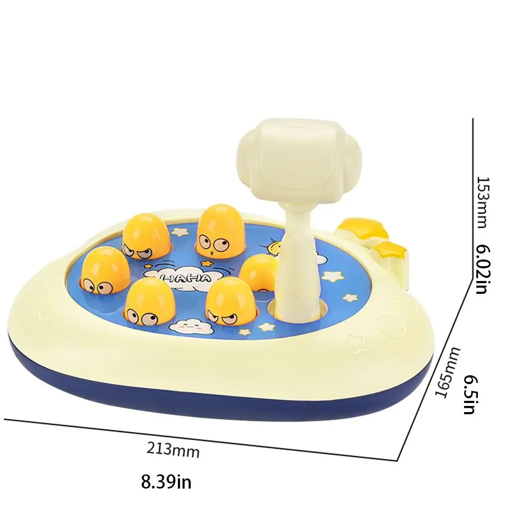 مونتيسوري Whac-A-Mole لعب للطفل 1 سنة طفل صغير ، لعبة الكرتون الحيوان المطرقة ، ألعاب تعليمية في وقت مبكر ، هدية الأطفال