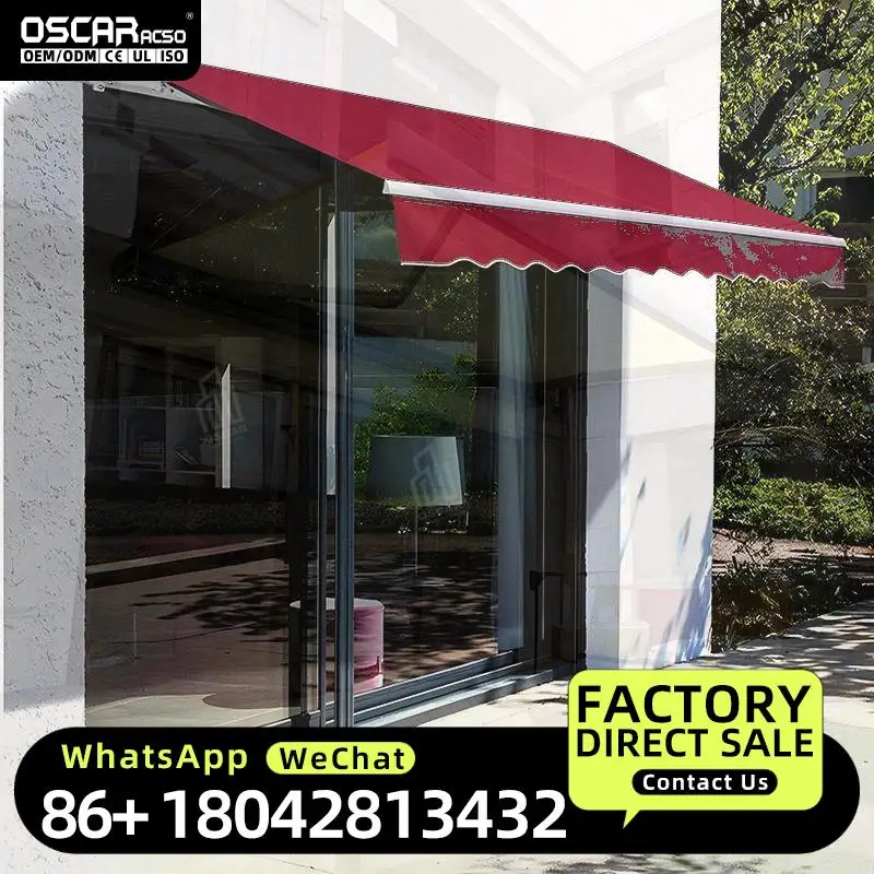 Weather Resistant Deck Canopy Electric Folding Adjustable 45m Extra Large Garden Shade Innovative Smart Backyard Porch Balcony E