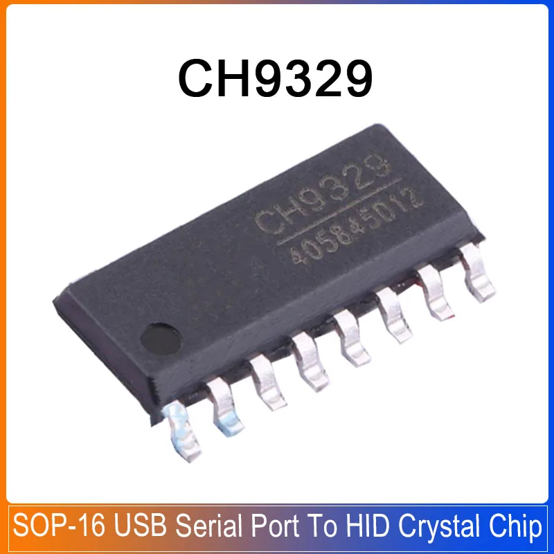 1-10PCS CH9329 USB Serial Port To HID Crystal Free Keyboard And Mouse Chip