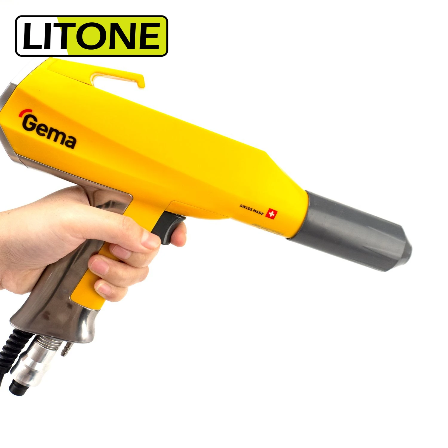 

HotElectrostatic Professional Fast Change Color Manual Operation Gm02 Powder Spray Coat Metal Gun