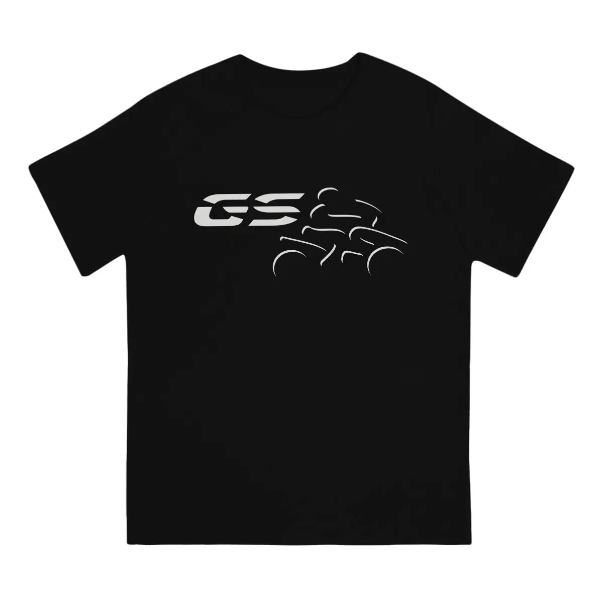 GS  T Shirt Punk Crewneck TShirt Polyester Short Sleeve