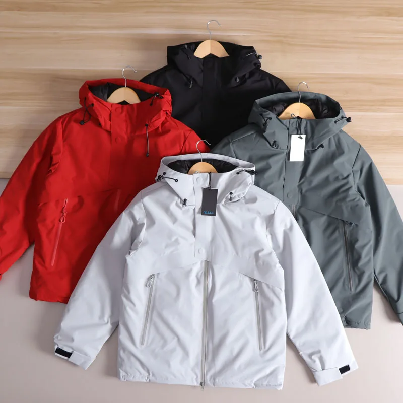 

Мужская уличная легкая аффеновая хлопковая куртка с капюшоном, осенне-зимняя верхняя одежда, модная городская одежда Long Sve