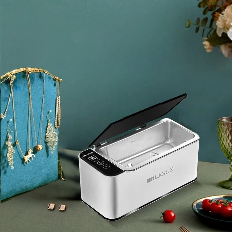 

500ML Ultrasonic Household Cleaning Machine High-Frequency Multifunctional Glasses Jewelry Deep Clean Home Essential