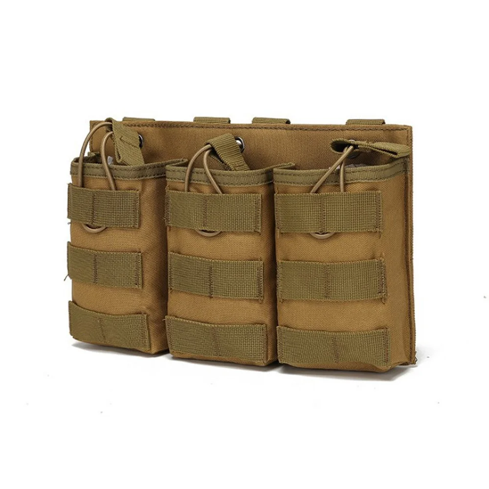 

Тактический подсумок MOLLE QG373S для трех магазинов, многофункциональный, для хранения патронов, рации и снаряжения, с универсальным креплением