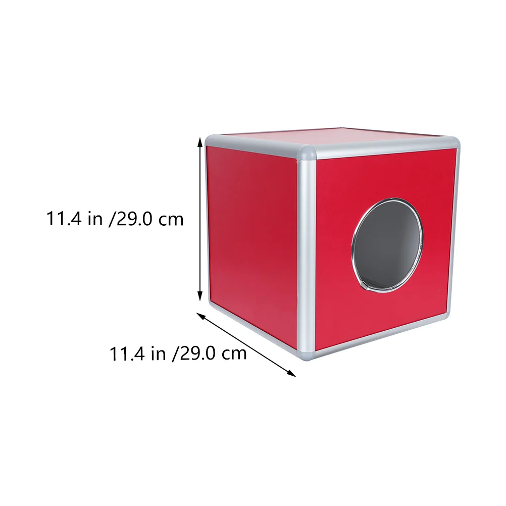 1PC Draw Box Aluminium Alloy Lottery Box Storage Bin Promotional Lottery Balls Box Aluminum Alloy Box