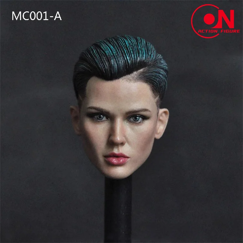 MC001 1/6 Ruby Rose Head Sculpt PVC testa femminile intaglio modello Fit 12 \'\'Soldier Action Figure bambole del corpo