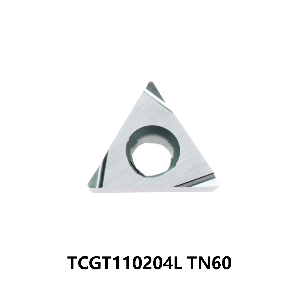 

TCGT2151L TCGT2151 TCGT 2151 L Original TCGT110204L TN60 60° Plates Carbide Inserts CNC Lathe Cutter Turning Tools Machine Knife