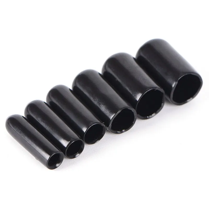 10PCS 3-8mm End Cap PVC Plastic Cable Wire Thread Waterproof Cover Vinyl End Cap PVC Rubber Steel Pole Tube Pipe Protecting