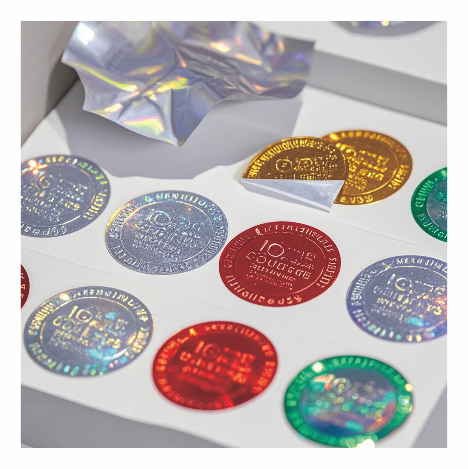 

Brand New High Quality Hologram 3D Silver Security Sticker Adhesive 3D Sticker With High Quality