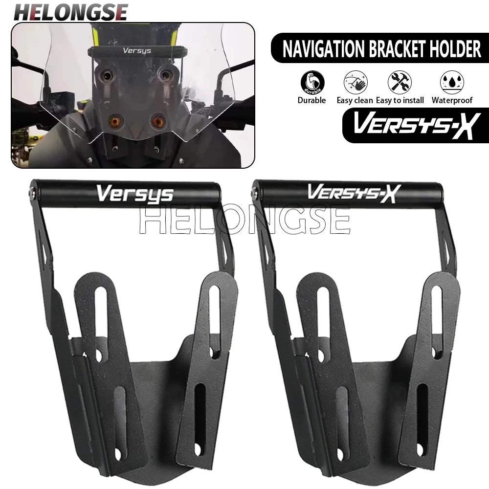 

Navigation Bracket Mount For KAWASAKI VERSYS X300 X250 X-300 Smartphone GPS Holder versys250 2017-2025 2023 2024 2022 versys300