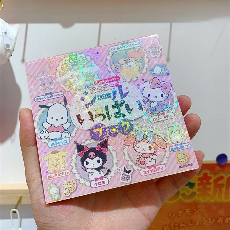 Sanrio Cartoon Material This Sticker Hand Account Cute Sticker DIY Toy Kawaii Gift Laptop Decoration Waterproof Sticker Book