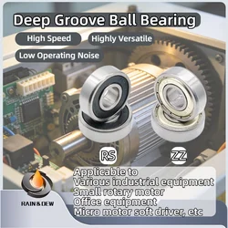 1PCS 6000 RS/ZZ 10x26x8mm Ball Bearing ABEC-7 Bearings Contains 6001RS 12x28x8mm ~ 6906RS 30x47x9mm 2RS Multiple Models