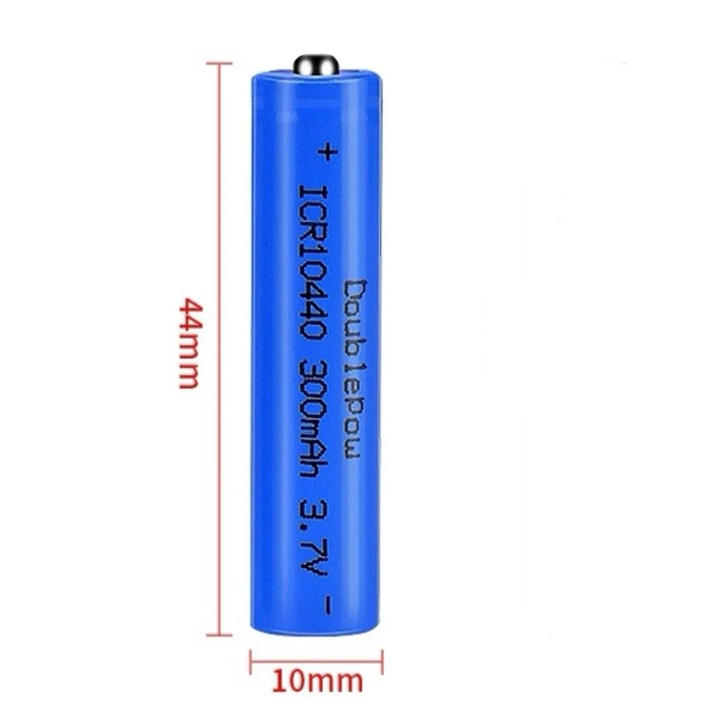 10440 3.7V 300mAh AAA Rechargeable Lithium Battery for Microphone Flashlight  Power Bank Electric toothbrush Shaver Toy Mouse