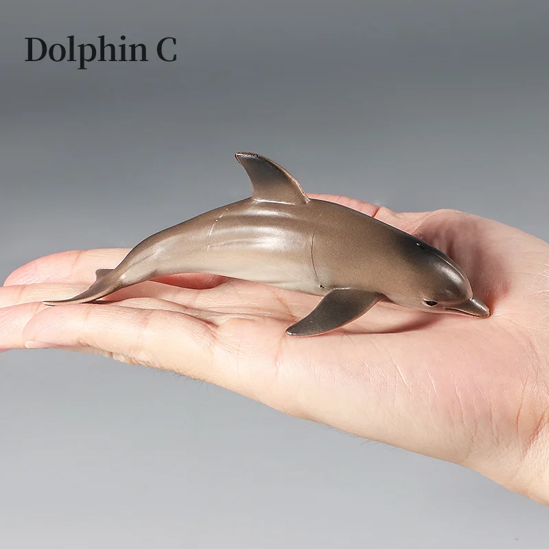 ฟิกเกอร์โลมา - ของเล่นสัตว์ทะเล โลกใต้น้ำ โมเดลสัตว์ทะเล ทำจากพีวีซี ของเล่นเสริมพัฒนาการสำหรับเด็ก