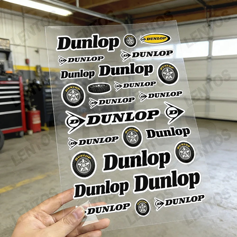 

Водонепроницаемые светоотражающие наклейки Dunlop для мотоциклов и автомобилей, легко снимаемые.