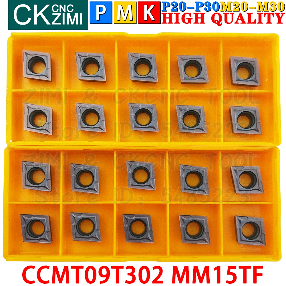 CCMT09T302 MM15TF CCMT 09T302 MM15TF Твердосплавные пластины Наружные внутренние токарные пластины Инструменты Инструменты для резки металла с ЧПУ Столярные инструменты CCMT09T3 CCMT 09T3 MM15TF CCMT32.50.5