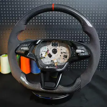 Pro Škoda Octavia Superb Custom volant z uhlíkových vláken s vyhříváním a funkcí klimatizace 6 nejlepší prodej Volanty u Škody Octavia - №2