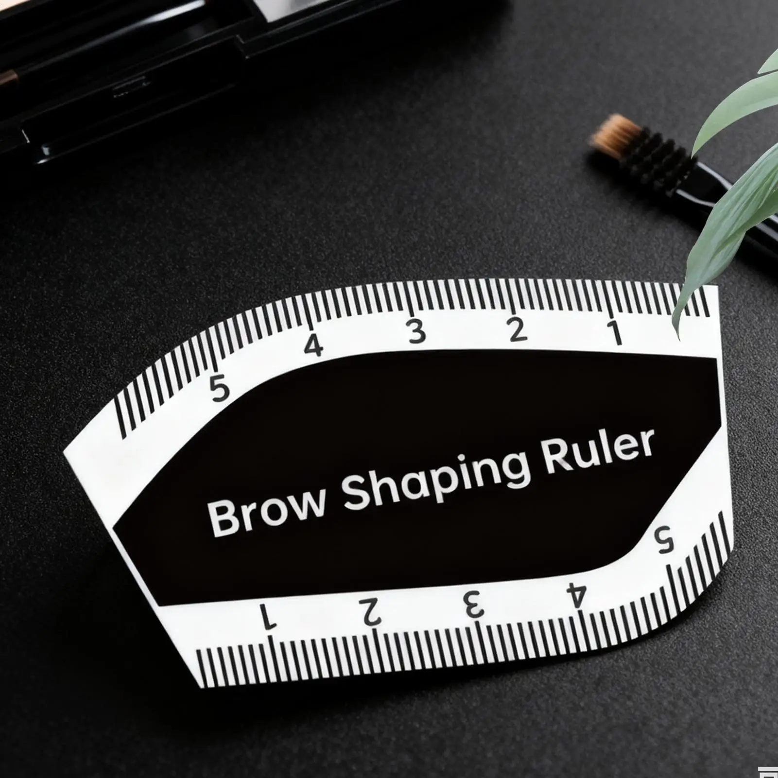 눈썹 매핑 도구 휴대용 재사용 가능한 아크릴 눈썹 쉐이퍼 눈썹 모양 측정 도구 메이크업 데이트를 위한 눈썹 그리기 보조 도구