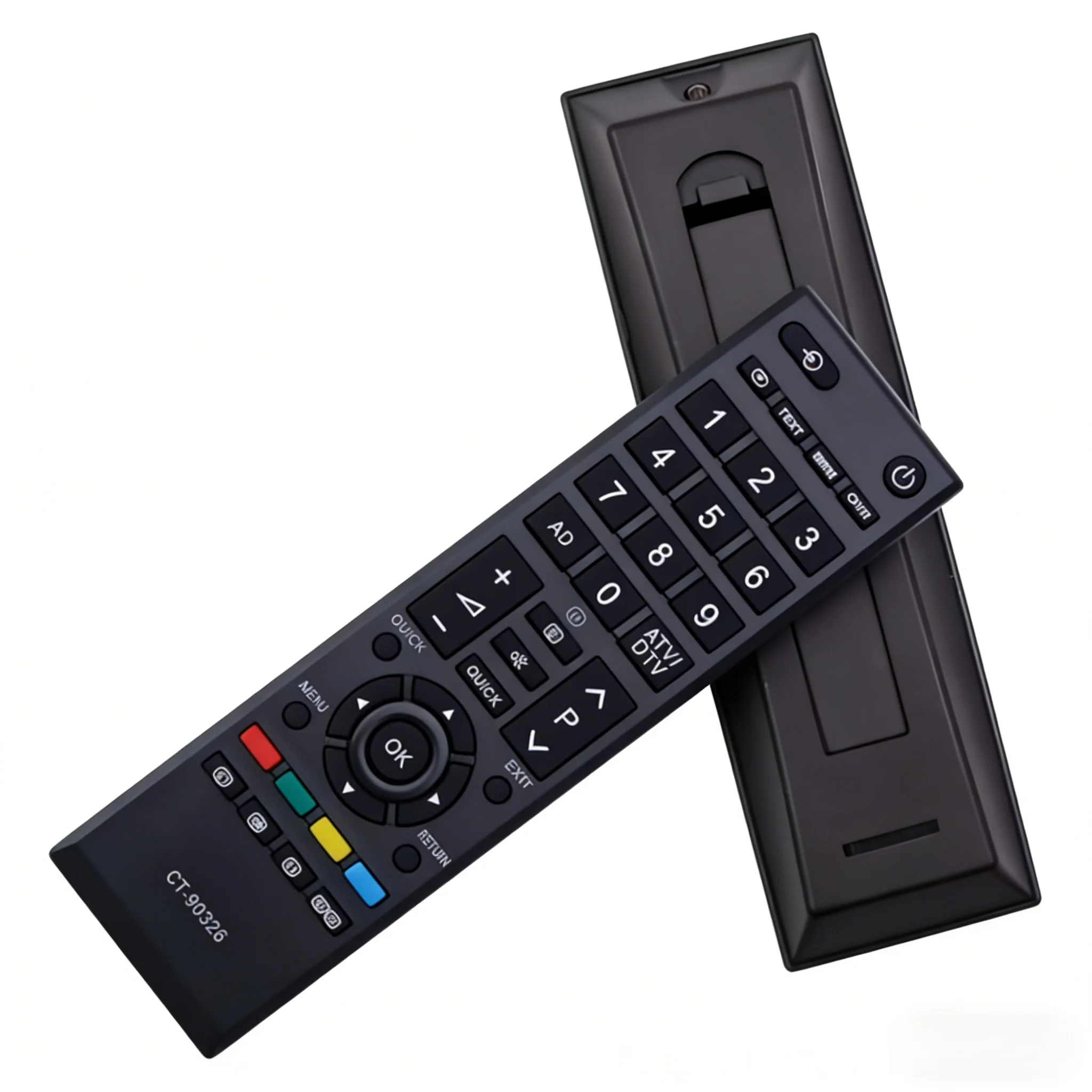 CT-8537 Replacement Remote Control for Toshiba IR High Definition 4K Smart TV, English Version, Ready to Use