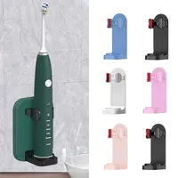 Electric Toothbrush Wall-Mounted Holder Space Saving No Punching Bathroom Accessories Toothbrush Stand Rack Organizer