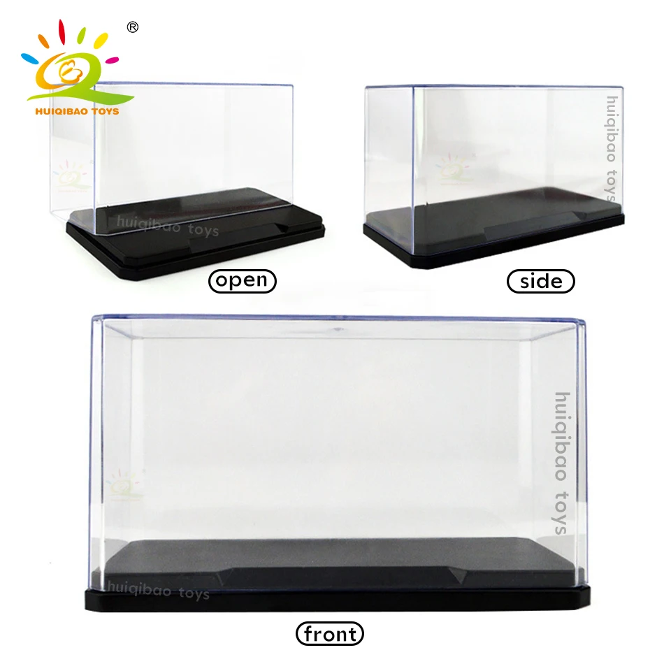 HUIQIBAO Dustproof Display Case Box Show Case For Model Collection Building Blocks Figures Display Box Bricks Kid Toys Children