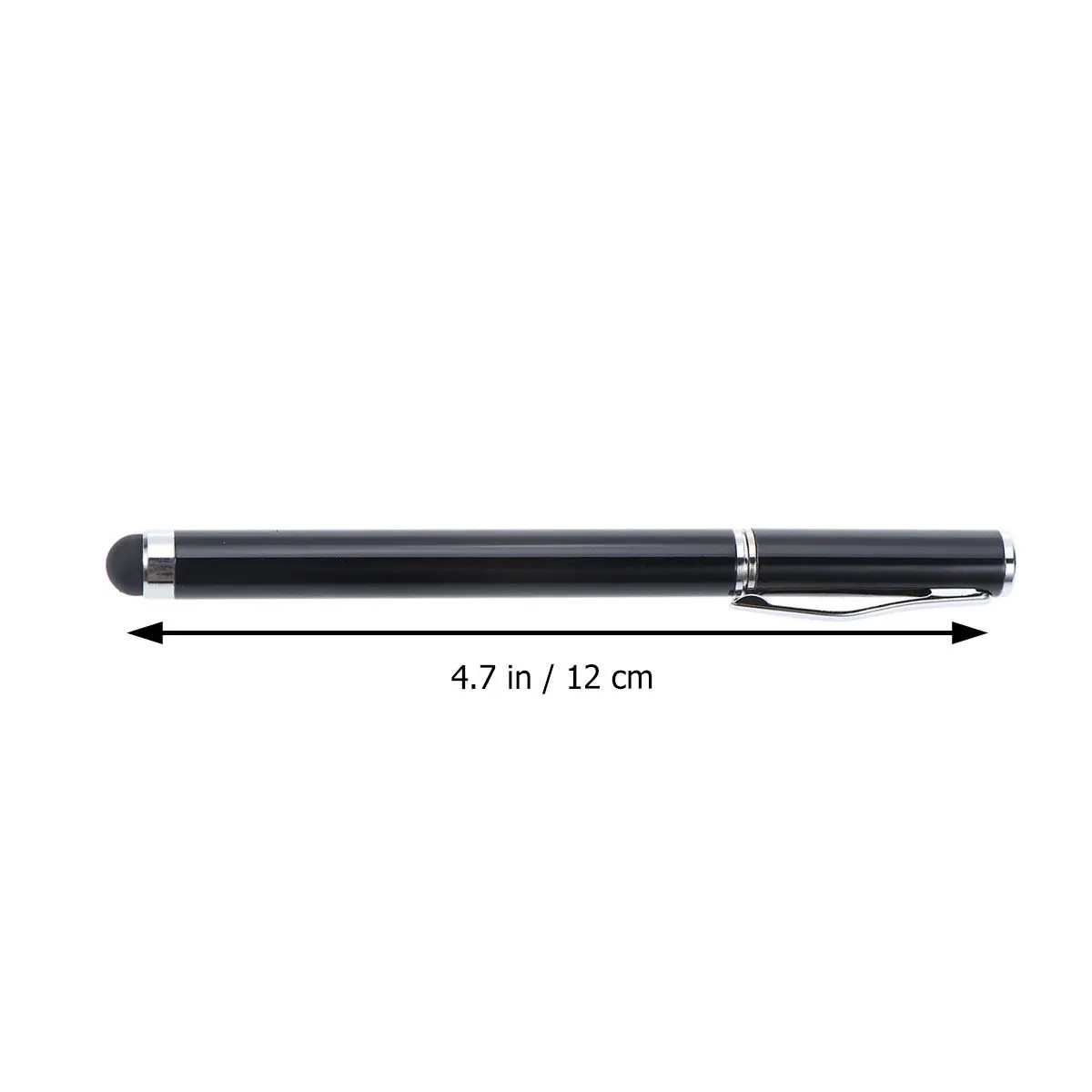 Metal Capacitive Pen Black Premium Touch Screen Handwriting Tool for Phone Computer Capacitive Pen Writing Device