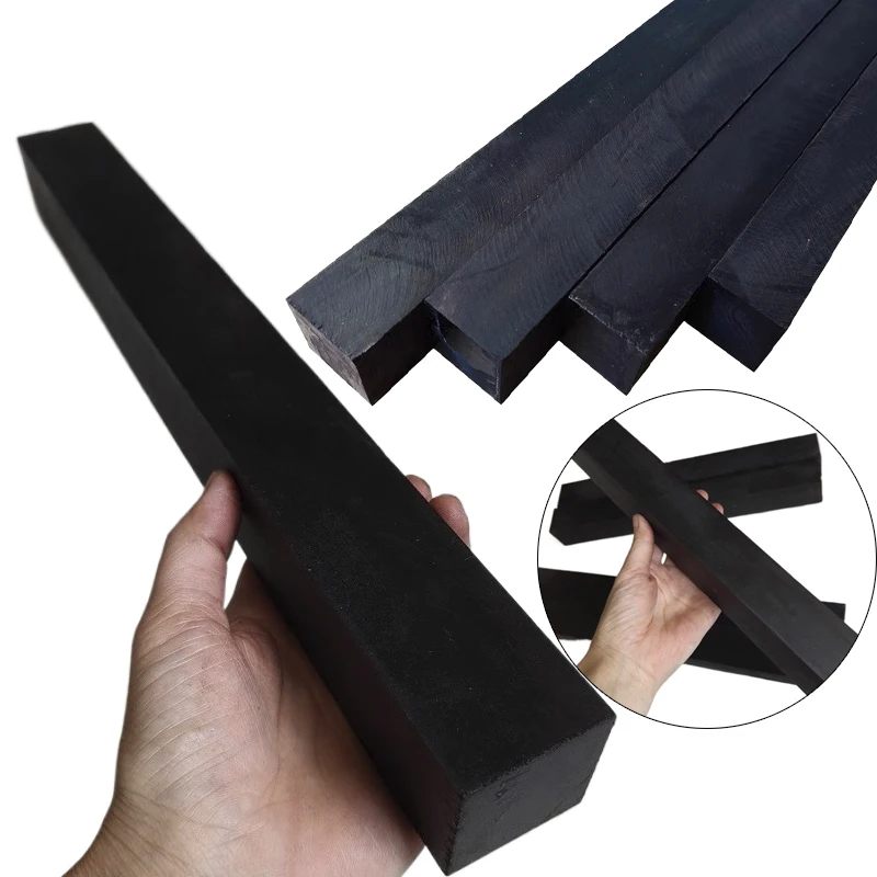 خشب الصندل الأرجواني خشب الأبنوس الغارق DIY عالي الكثافة نحت الخشب الأسود مواد صنع الحرف اليدوية