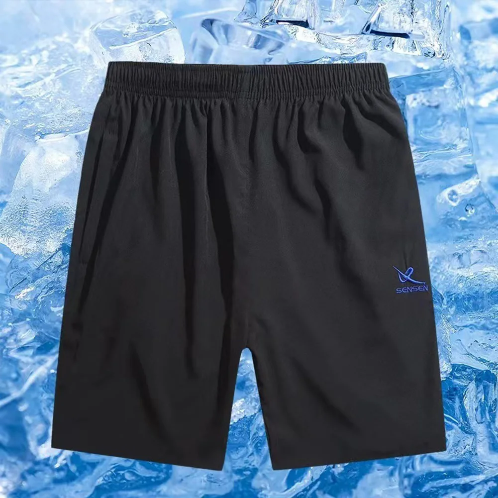 Fashionable Retro Men Shorts Gym Shorts Running Shorts Casual Cotton Elastic Waist Loose Quick Dry Daily Leisure