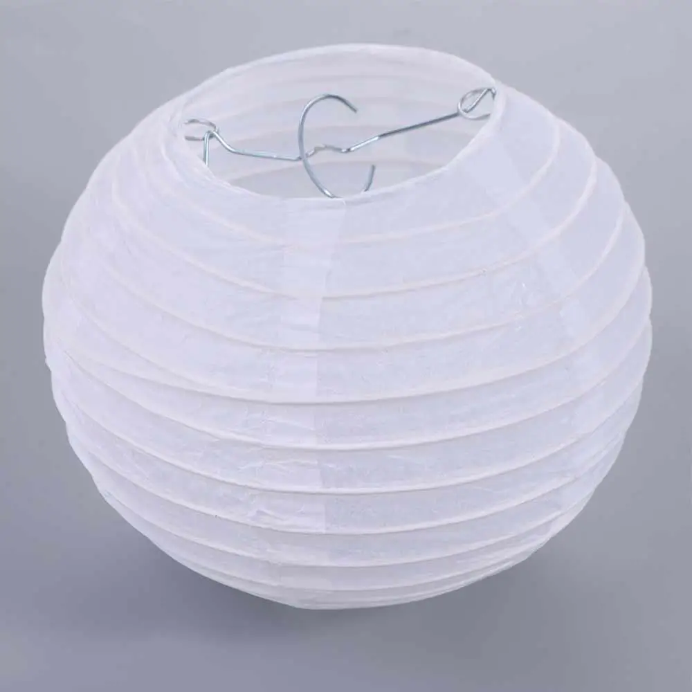 Festiwal 10/15/20/25/30/35/40cm DIY lampa wisząca dekoracja okrągła biała latarnia papierowa lampa papierowa latarnia wisząca latarnia kula