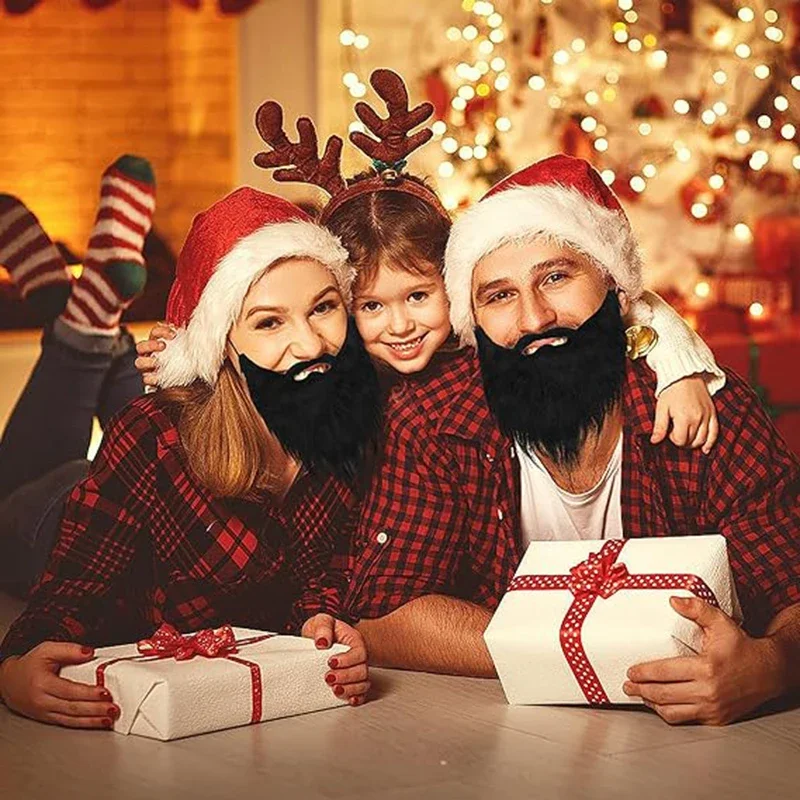 Fake Beard Party Beard Halloween Beard Santa Claus Big Beard White Long Hair Black Big Beard Party Beard Dressing