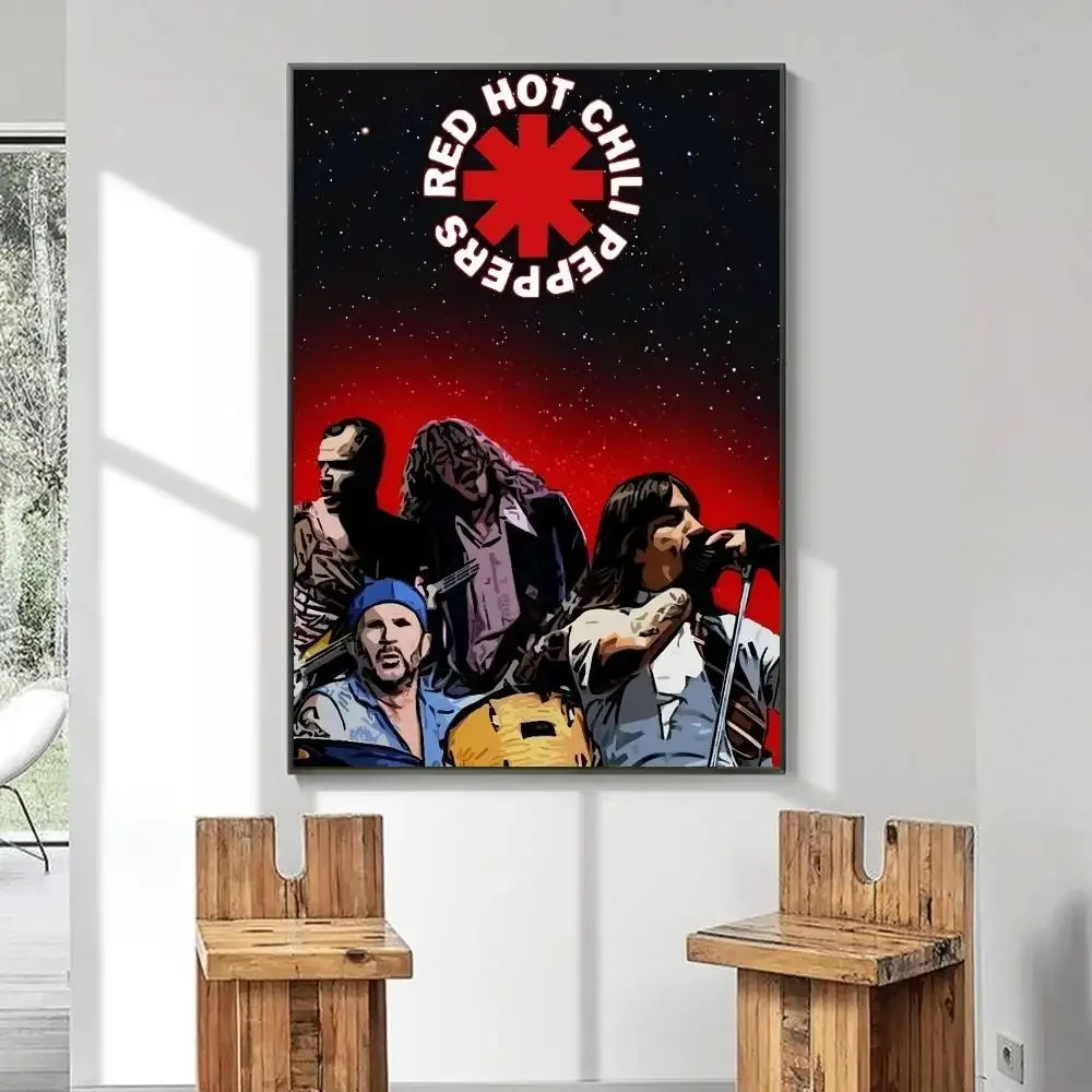 البوب الراب ألبوم الموسيقى غطاء الأحمر الساخن الفلفل الحار أنيمي المشارك ذاتية اللصق الفن مقاوم للماء ورقة ملصق ديكور جدران الغرفة