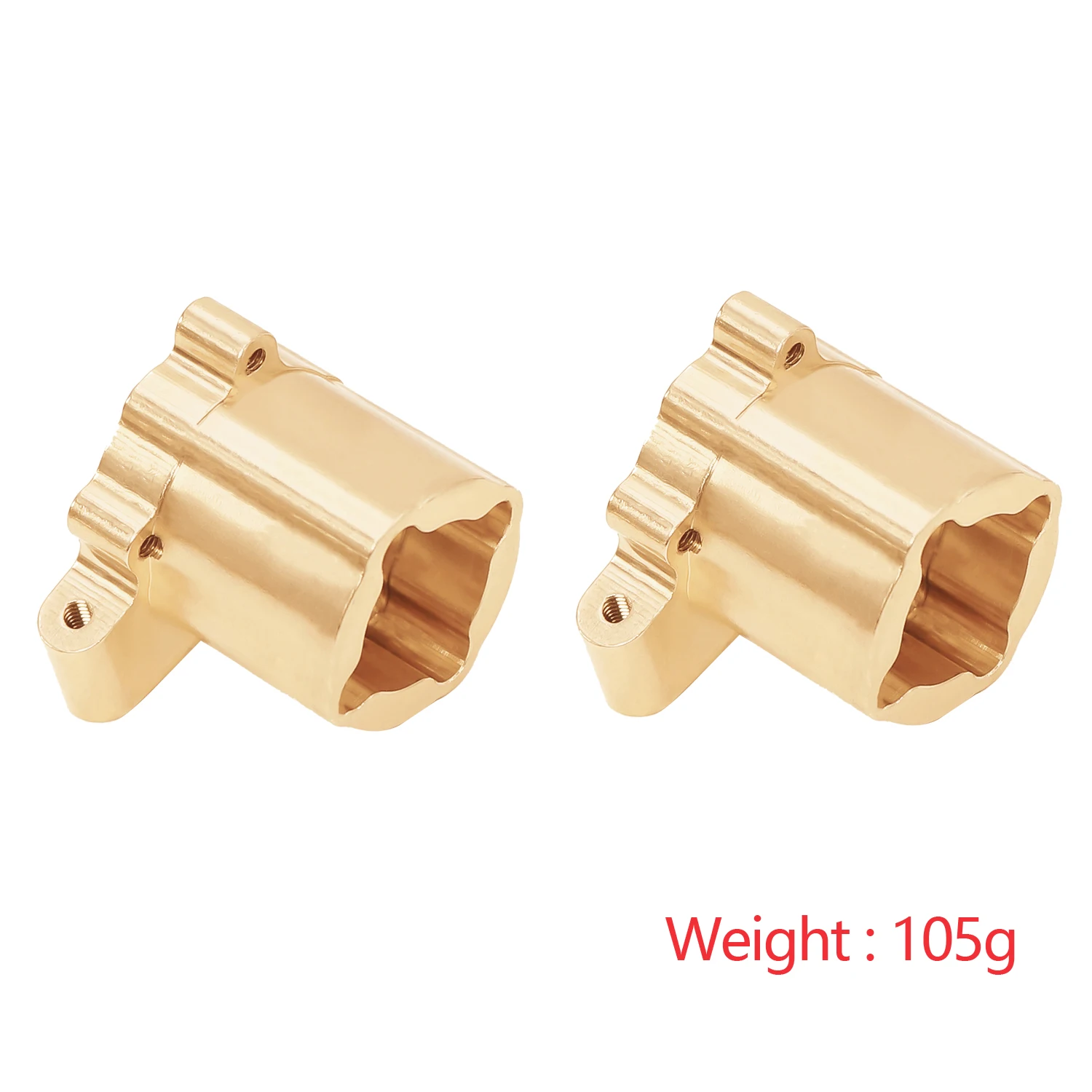 Brass Axle Counterweight Steering Knuckle C-Hub Straight Axle Adapters for Crossrc EMO X 1/8 RC Crawler Car Upgrade Parts