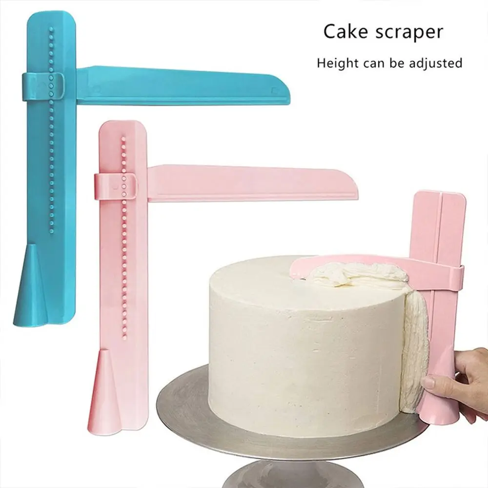 Cake Scraper DIY Adjustable Screed Fondant Spatulas Cream Edge Smoother Decorating Tools Bakeware Kitchen Baking Accessories