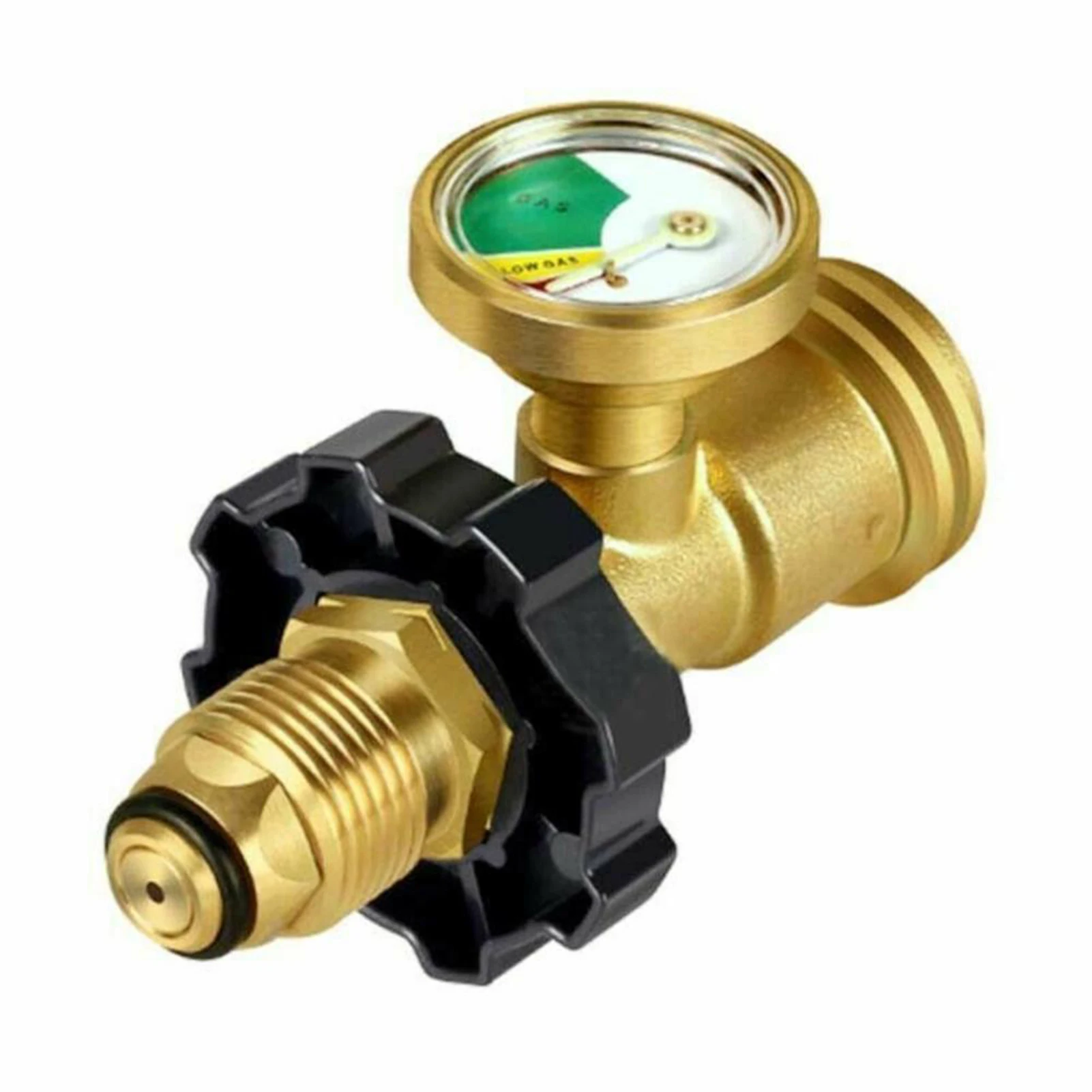 Pol Propane Gas Gauge Meter Tank Built-In Leak Detector Universal For QCC1 Propane Tank Gas Cylinder Pol Pressure Gauge Connecto