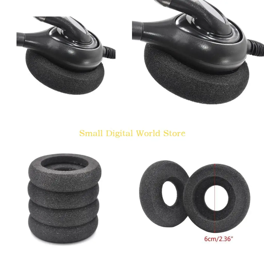 

77UB Soft Foam Ear Pads Cushions for SC60 USB ML Headphone Sponge Sleeves Covers Comfortable Sponge Ear Cushions Earcups