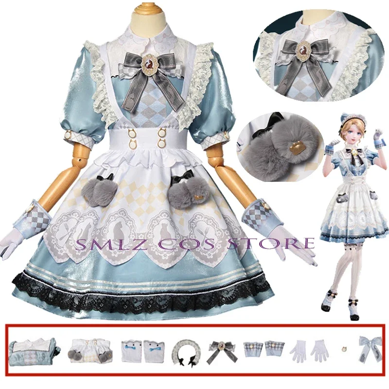 Tea Party Nikki Cosplay Anime Infinity Nikki Costume Cute Princess Lolita Dress Uniform Suit Halloween Party Outfit for Women