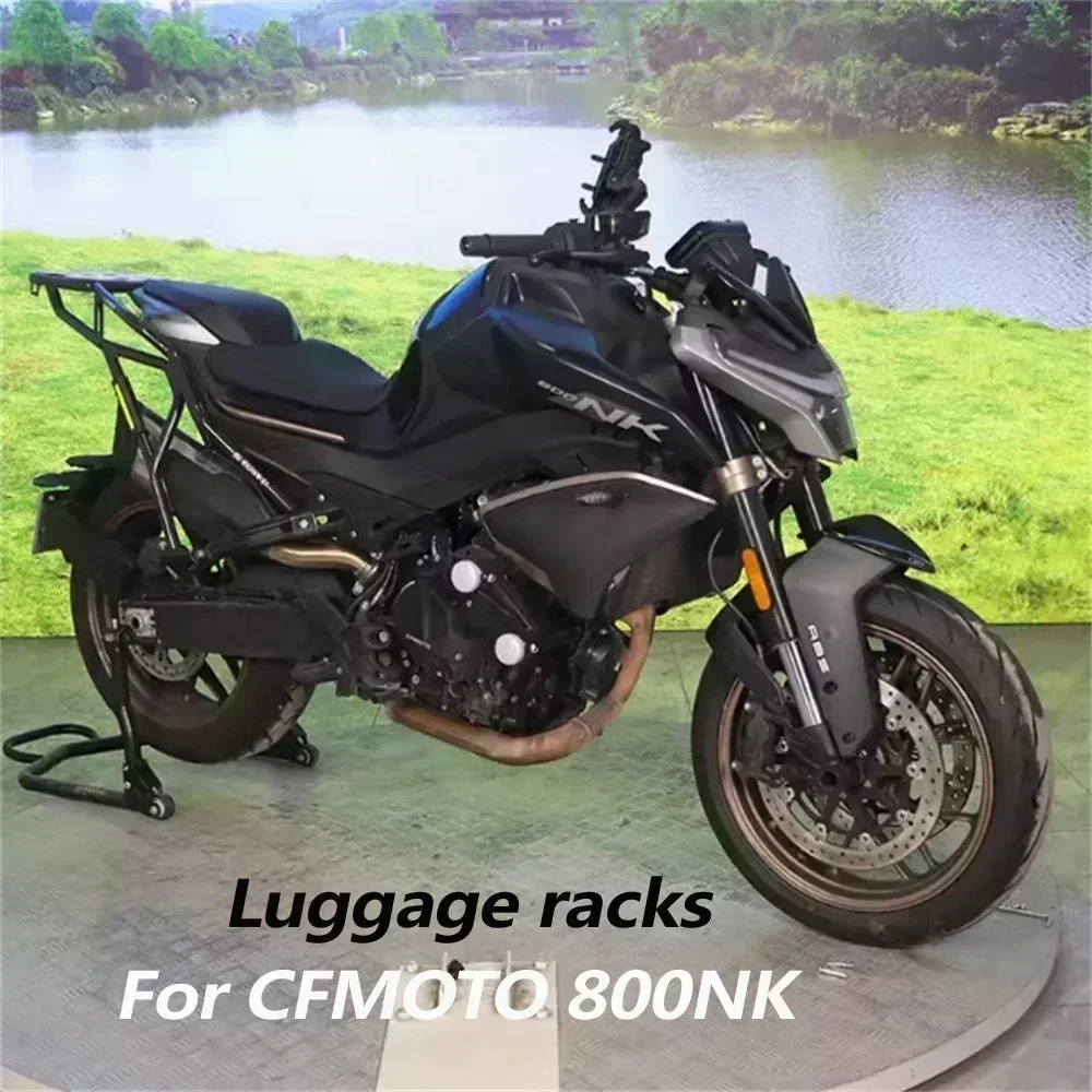 High quality luggage rack For CFMOTO 800NK NK800 Carrier Shelf Top Box Holder Support Rear Armrest Rear tailstock
