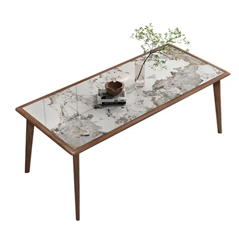 الاسترخاء توفير المساحة طاولة طعام الحديثة المعيشة القهوة مستطيل طاولة طعام مقاوم للماء الحد الأدنى Esstische أثاث المنزل #6