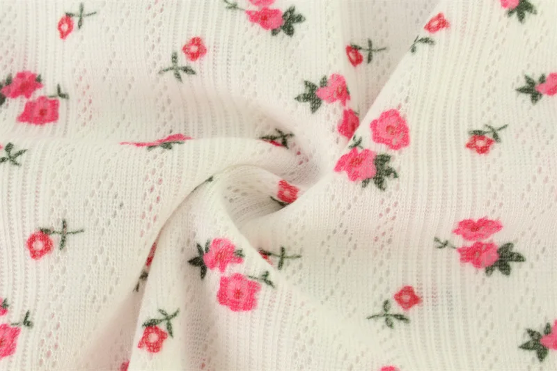 Summer Floral Jumpsuit Casual Home Hot Girl Low-cut Long-sleeved Woman Clothing High-waist Slim Single-breasted V-neck Clothes